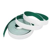 HTD 5M Polyurethane Synchronous Belt | 10mm-40mm Width | Timing Transmission Belt for 3D Printers & CNC Machines(GREEN,5meter 40MM)