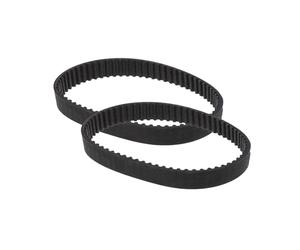 HTD-5M Rubber Drive Toothed Timing Belts,Closed Loop Timing Belt, 5 mm Pitch, 10 mm Width, 375 mm circumference, 75 Teeth,Black,2 Pcs