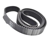 HTD 5M Timing Belt Lp=1050 1055 1060 1065 1070 1075 1080 1085 1090 1100-1135 Width 10mm Rubber 2/5Pcs(1115-5M-(223 Teeth),2PCS_10MM)