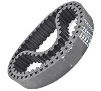 HTD 5M Timing Belt Lp=120 150 170 175 180 185 190 195 200 205 210 215 220 225 230 235 240 245 Width 12-20mm HTD5M Rubber(190-5M-(38 Teeth),2PCS_20MM)