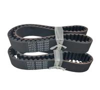 HTD 8M Closed Loop Timing Belt Length:1064mm-1256mm Synchronous Width 10/20mm Rubber 1Pcs(8M-1128mm,1PC_10MM)