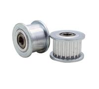 HTD3M 15T 16T 18T 20T Timing Idler Pulley 11/16mm Width Bearing Idler Gear Pulley With/Without Teeth 3/4/5/6mm Bore Idler Pulley(3M-16T Bore 5mm,WITH TEETH_16MM)
