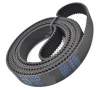 HTD3M Timing Belt Lp=1374 1401 1446 1464 1494 1500 1530 1569 1677-1875 Width 25mm Rubber 5Pcs (1446-(482 Teeth))