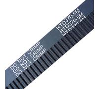 HTD5M Timing Belt 3705M 18 Teeth 370mm Length 18mm Width Closed Loop Rubber Pulley Belt Catible with 15mm & 20mm Widths Drive Belt for Reliable Performance