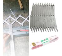 HTDRE Center Finder for Precise Measurements, Equal Space Divider for Woodworking and Welding, Picket Master Pro Marking Tool