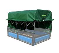 HTDRE Electric Tricycle Canopy, Waterproof Tricycle Canopy for Adults, Easy Entry and Exit Cover, for Fit All 3-Wheel Bike, Easy to Install Adult Tricycle Cover(140 x 100cm/55 x 39)