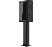 HTDRE EV Charger Pedestal with Combination Lock, Floor Mounted Protection Box for Indoor and Outdoor Use, Securing Electric Vehicle Charging Stations