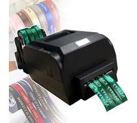 HTDRE Satin Ribbon Printer Machine, Ribbon Printer, 4 Row Digital Ribbon Printer With Ribbon Holder,Stamping Printing Machine For Wrapping