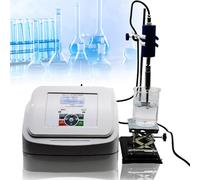 HTDRE Ultrasonic homogenizer,lab emulsifiering machine,sonicator processor cell disruptor mixer,with digital control,on/off pulse timer,for liquid emulsification, homogeneous dispersion 4mmprobe