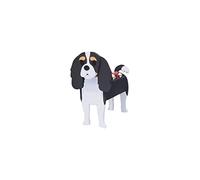 HTDZDX Dog Planter Plant Pots, Cute Animal Shaped Cartoon Flower Planter, Unique Dog Design Garden Plant Pots,Planters for Outdoor,Garden,Patio Decoration,Cavalier King,35 * 20 * 22cm