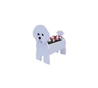 HTDZDX Dog Planter Plant Pots, Cute Animal Shaped Cartoon Flower Planter, Unique Dog Design Garden Plant Pots,Planters for Outdoor,Garden,Patio Decoration,Bichon Frise,35 * 20 * 22cm