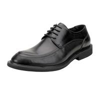 HTERWQEA Dress Oxford Shoes for Men Luxury Leather Classic Lace Up Breathable Classic Business Party Wedding Non Slip Anti-Slip Casual Casual(Negro,7 UK)