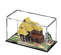 HTGAOO Acrylic box, transparent table display Rubik's cube, model souvenir dust protection box, assembly (60x40x50CM)(45x35x35CM)