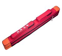 HTGAOO Sword Martial Carrying Casetent,Double Layer Oxford Cloth PU Leather Multifunction Back Sword Bag(Red)(Red)