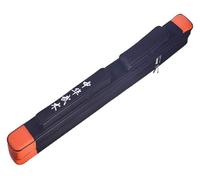 HTGAOO Sword Martial Carrying Casetent,Double Layer Oxford Cloth PU Leather Multifunction Back Sword Bag(Red)(Black)