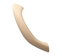 HTGMTGPACC for B&MW X1 F48 F49 2017 2018-2022 for X2 F39 2017-2020 Car Interior Handle Inner Door Armrest Panel Pull Trim Cover Inner Door Handle(Beige-Right)