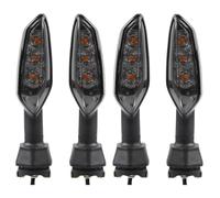 HTGMTGPACC For ER-6N ZRX 1200R Z H2 For NINJA 125 250 SL Motorcycle Indicators Turn Signal Lights Waterproof Turning Indicator Motorcycle Turn Signal Light(Smoke 4pcs)