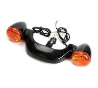 HTGMTGPACC For H&arley For Touring For Street For Glide For Special For FLHXS 2014-2019 Motorcycle Turn Signal Rear Brake Tail Light Flashing Lamp Indicators Motorcycle Turn Signal Light(Orange)