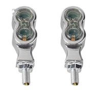 HTGMTGPACC For H&arley Turn Signal Light Motorcycle Vintage 8mm Indicator Lamp Amber Turn Signal Flasher Light Motorcycle Turn Signal Light(A Brass)