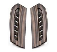 HTGMTGPACC for T&oyota for Camry 2019-2022 Car Interior Peach Wood Decoration Instrument Console Gear Water Cup Cover Air Vent Trims Inner Door Handle(Shape 7)