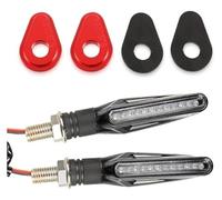HTGMTGPACC For Yam&aha MT10 MT07 MT-09 2014-2018 Motorcycle Front Turn Signal Adapter Mount Plates Brake Lights Turn Signals Indicator Motorcycle Turn Signal Light(C red)