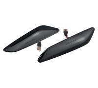 HTGMTGPACC Indicator Light Lamp For Alfa For Romeo 147 156 2000 2001 2002 2003 2004 2005 LED Dynamic Blinker Side Marker Turn Signal Lights Lamp(Smoked black)