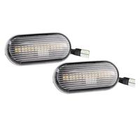 HTGMTGPACC Indicator Light Lamp For Focus MK2 C-Max Fiesta Fusion Galaxy 2004 2005 2006 2007 Led Dynamic Side Turn Signal Indicator Light Assembly(NO Dynamic Crystal)
