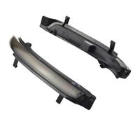 HTGMTGPACC Indicator Light Lamp For Skoda For Octavia For SUPERB 2008-2014 Dynamic LED Turn Signal Blinker Sequential Indicator Mirror Flasher Light Assembly 2 Pieces(Dynamic Smoked)