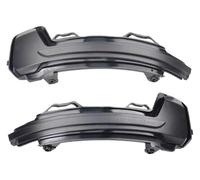 HTGMTGPACC Indicator Light Lamp For VW For Tiguan MK2 For Touareg MK3 2017-2020 Dynamic LED Mirror Turn Signal Indicator Light Assembly 2 Pieces(Black shell)