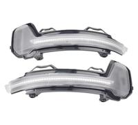 HTGMTGPACC Indicator Light Lamp For VW For Tiguan MK2 For Touareg MK3 2017-2020 Dynamic LED Mirror Turn Signal Indicator Light Assembly 2 Pieces(Crystal shell)