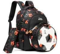 HTgroce boy girl kids garden kids backpack infant school backpack cartoon school backpack kids day pack school bag with wheels, A-Football, 42 x 30 x 19 cm