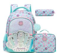 HTgroce Girls' Elementary School Backpacks Children's Backpack, A-shell