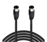 HTGuoji DIN 3 Pin Cable, 3 Pin DIN Male to Male Speaker Audio Cable Wire for Bang & Olufsen B&O BeoLab PowerLink MK2, Peavey Sanpera Pedal and Monster Clarity HD Model One (5 meter)