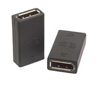 HTGuoji Displayport Coupler, 8K@60HZ DP Female to Female Adapter Coupler, DP Female Adapter Support Displayport 1.4 for DP Cable Extension and Transfer (2pcs)