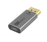 HTGuoji USB C to DisplayPort Adapter, USB Type C 3.1 Input to DP Ouput Converter 8K@60HZ USBC Thunderbolt 4/3 Adapter for New MacBook Pro,Mac Air,Chromebook Pixel(1pcs)