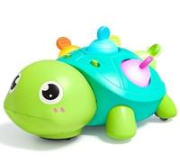 HTGWCG Musical Crawling Turtle Baby Toy for 6-18 Months, Light-Up Educational Baby Toy for 6-12 Month Old Boy Girl, Montessori Early Learning & Motor Skill Toy for Infants, Birthday Gifts
