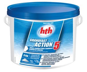 HTH Granufast Action 5 Swimming Pool Stabilised Chlorine Granules - 5kg