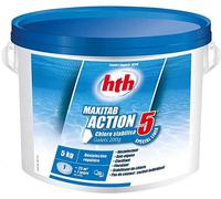 Hth Maxitab Action 5 Swimming Pool Chlorine Tablets - 5Kg