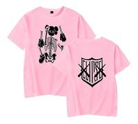 HTHDA Clipse Let God Sort Em Out 2025 Crewneck Casual T-Shirt, Street Trend Printed Short-Sleeve,Summer Short Sleeve New,Tee Unisex,Pink,M