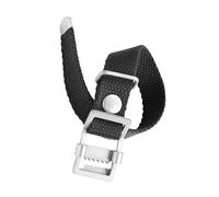 HTHRRFE 19mm One-Piece Nylon Canva Watch Strap Compatible With Casio Forester FT500WC FT-500WC AW-80V W-89H Breathable Sport Watch Band Men Bracelet(Noir)