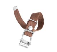 HTHRRFE 19mm One-Piece Nylon Canva Watch Strap Compatible With Casio Forester FT500WC FT-500WC AW-80V W-89H Breathable Sport Watch Band Men Bracelet(Brown)