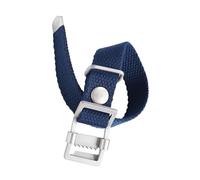 HTHRRFE 19mm One-Piece Nylon Canva Watch Strap Compatible With Casio Forester FT500WC FT-500WC AW-80V W-89H Breathable Sport Watch Band Men Bracelet(Blue)