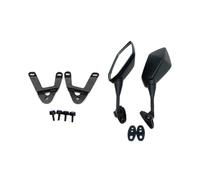 HTHRRFE 2024 Compatible With Yamaha XMAX 125 Scooter Rearview Mirrors Forward Moving Rear View Holder Bracket Mirror(Set 2c)