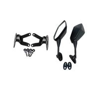HTHRRFE 2024 Compatible With Yamaha XMAX 125 Scooter Rearview Mirrors Forward Moving Rear View Holder Bracket Mirror(Set 1c)