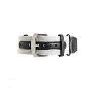 HTHRRFE 20mm 22mm Woven Nylon Genuine Leather Watch Strap Compatible With Rolex Seiko Canned Watchband Hamilton Khaki Field Retro Men(Gray-Silver,20mm)