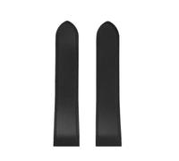 HTHRRFE 23mm 25m Compatible With Cartier Santos100 Santos Silicone Rubber Watch Strap Santos 100 Metal Buckle Watchband Men Black Blue Soft Bracelet(Black-No buckle,23mm)
