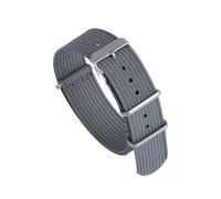 HTHRRFE Applicable NATO Allinone NATO Finewoven Nylon Woven Canvas Strap 18mm 19mm 20mm 22mm Style Breathable And Waterproof(Dark Gray,22mm)