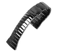 HTHRRFE Ceramic Watch Strap Compatible With Rado Sintra Series Watchband Black Ceramic Bracelet Women Men 17mm 26mm(26mm)
