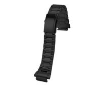 HTHRRFE Compatible With Casio DW-H5600 Bluetooth Heart Rate 5600 Watchbands Modified Small Block Stainless Steel Strap Bezel Case Bracelet(Noir)