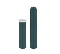 HTHRRFE Compatible With Casio EFR-S108D Modified Sports Silicone Rubber Watch Strap EFR-S108 Student Waterproof Bracelet Wristband Black Green Blue(Dark green)